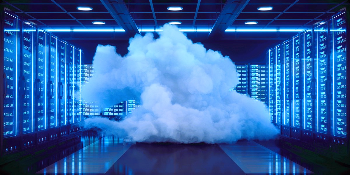 Large cloud within a data center